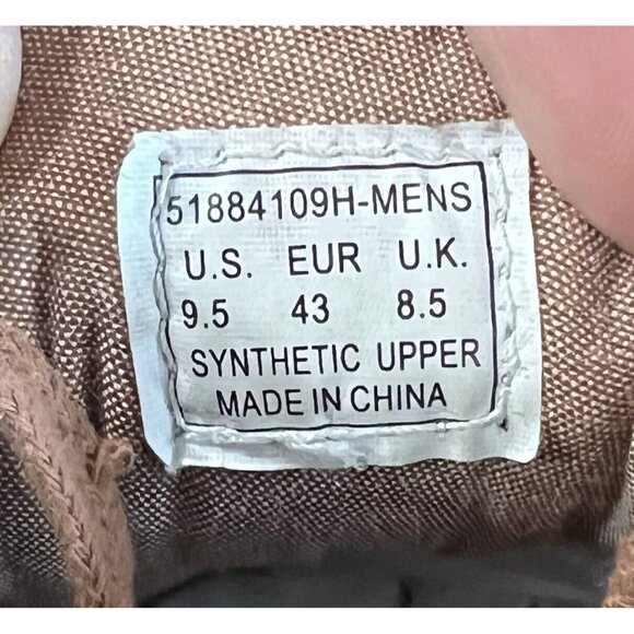 Vintage Levi Strauss & Co. Brown Lace Up‎ Sneakers Red Tab Size 9.5 - Picture 7 of 9